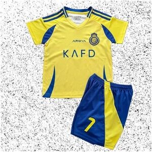 2024/25 Al Nassr kids soccer jersey youth Ronaldo